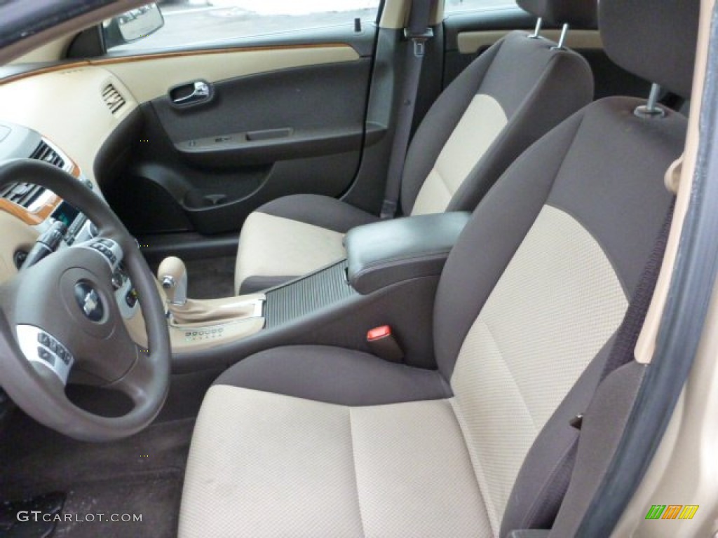2008 Malibu LT Sedan - Sandstone Metallic / Cocoa/Cashmere Beige photo #10