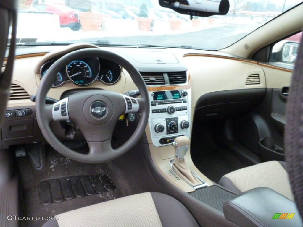 2008 Malibu LT Sedan - Sandstone Metallic / Cocoa/Cashmere Beige photo #12
