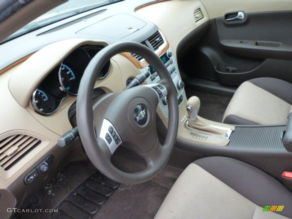 2008 Malibu LT Sedan - Sandstone Metallic / Cocoa/Cashmere Beige photo #15