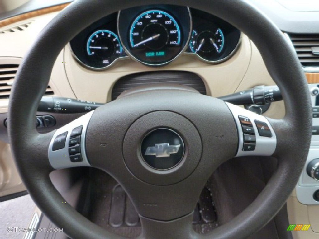 2008 Malibu LT Sedan - Sandstone Metallic / Cocoa/Cashmere Beige photo #17