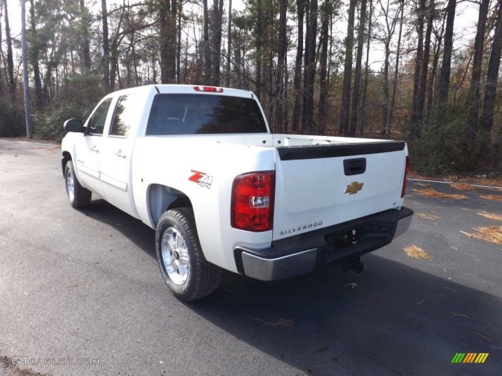 2013 Silverado 1500 LT Crew Cab 4x4 - White Diamond Tricoat / Light Cashmere/Dark Cashmere photo #3