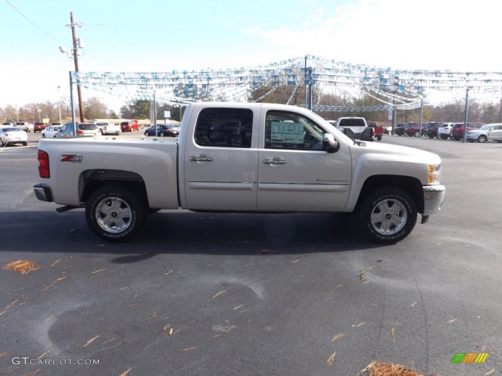 2013 Silverado 1500 LT Crew Cab 4x4 - White Diamond Tricoat / Light Cashmere/Dark Cashmere photo #6