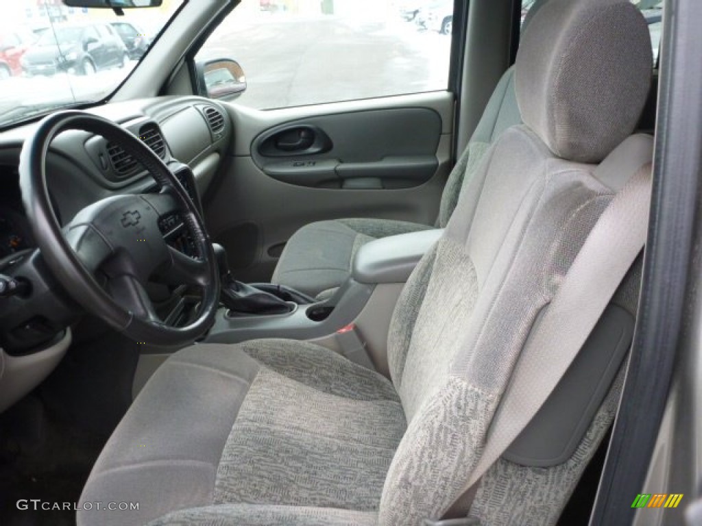 2002 TrailBlazer LS 4x4 - Light Pewter Metallic / Dark Pewter photo #7