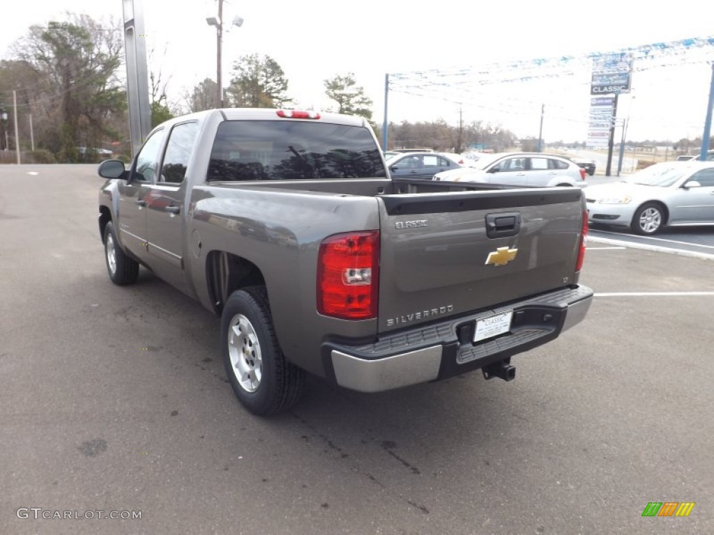 2013 Silverado 1500 LT Crew Cab - Mocha Steel Metallic / Ebony photo #3