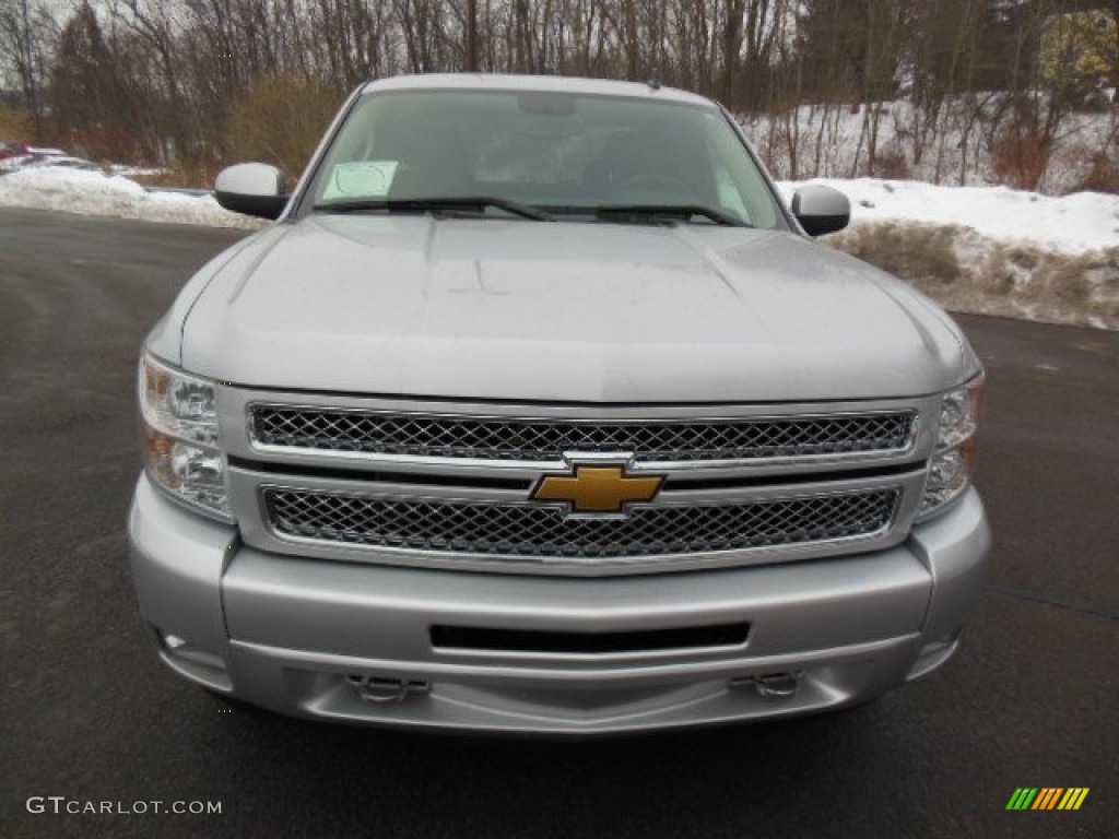 2013 Silverado 1500 LT Extended Cab 4x4 - Silver Ice Metallic / Ebony photo #3