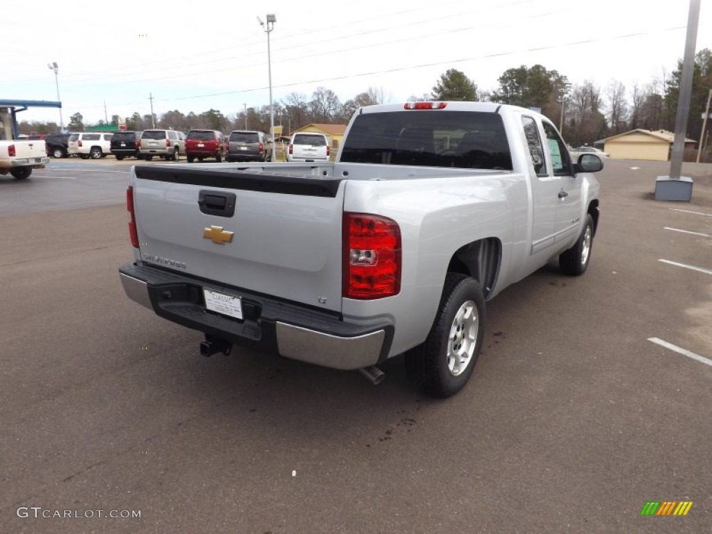 2013 Silverado 1500 LT Extended Cab - Silver Ice Metallic / Ebony photo #5