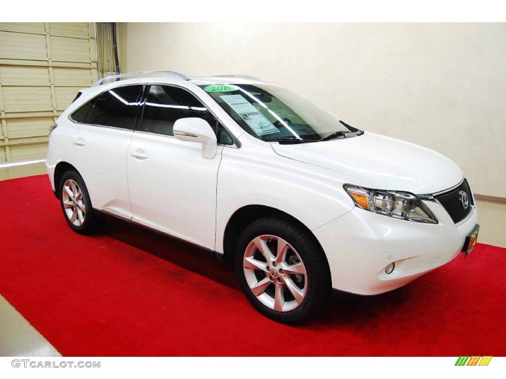 2010 RX 350 - Starfire White Pearl / Light Gray/Espresso Birds-Eye Maple photo #1