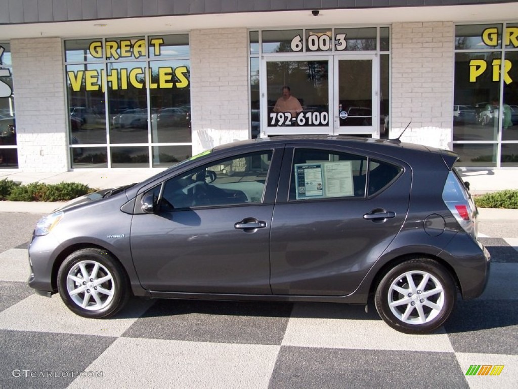 2012 Prius c Hybrid Two - Magnetic Gray Metallic / Light Blue Gray/Black photo #1