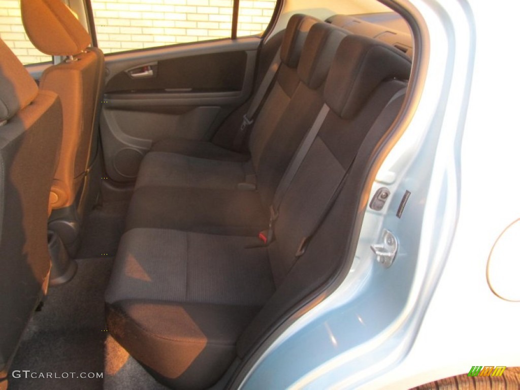 2009 SX4 Touring Sport Sedan - Vapor Blue Metallic / Black photo #10