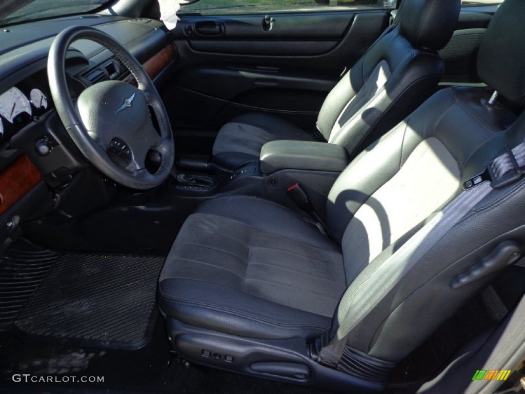 2006 Sebring Touring Convertible - Brilliant Black / Dark Slate Gray photo #4