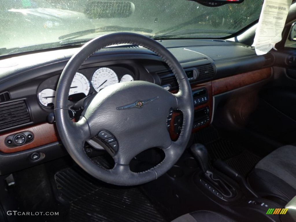 2006 Sebring Touring Convertible - Brilliant Black / Dark Slate Gray photo #6
