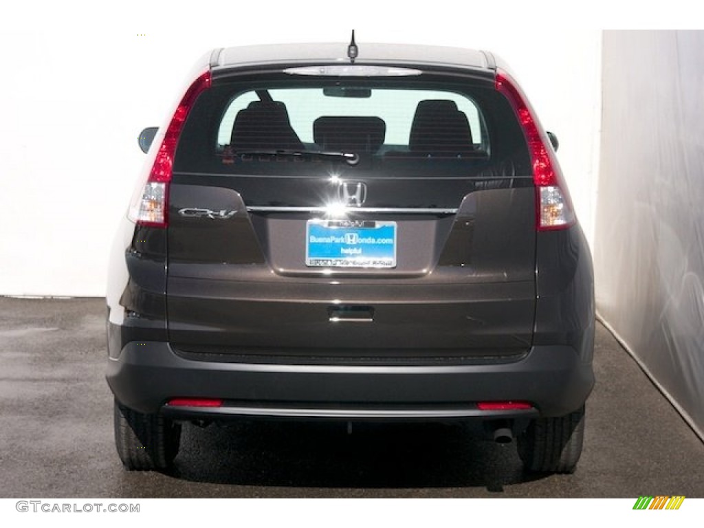 2013 CR-V LX - Kona Coffee Metallic / Black photo #6