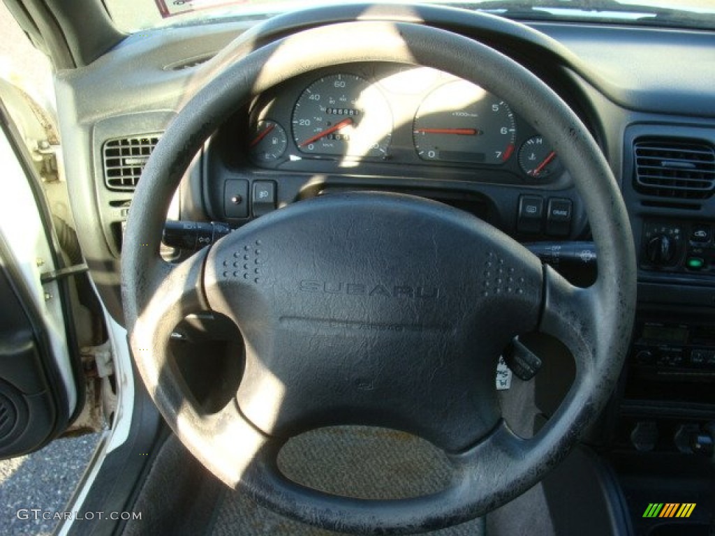 1999 Legacy L Sedan - Glacier White / Gray photo #11