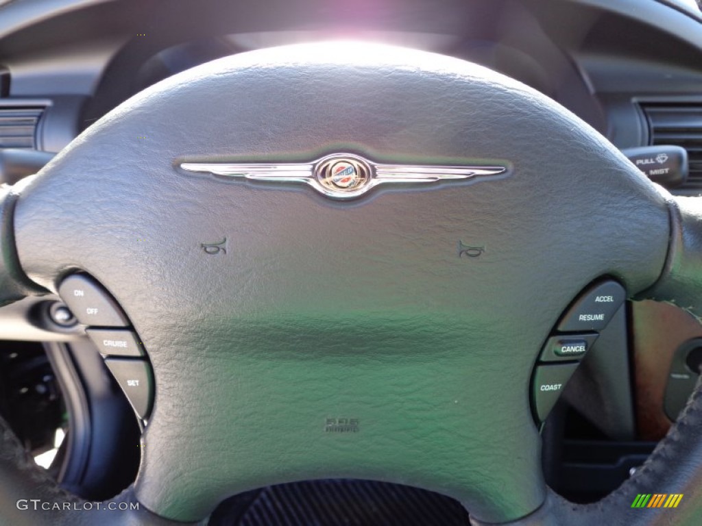2006 Sebring Touring Convertible - Brilliant Black / Dark Slate Gray photo #22