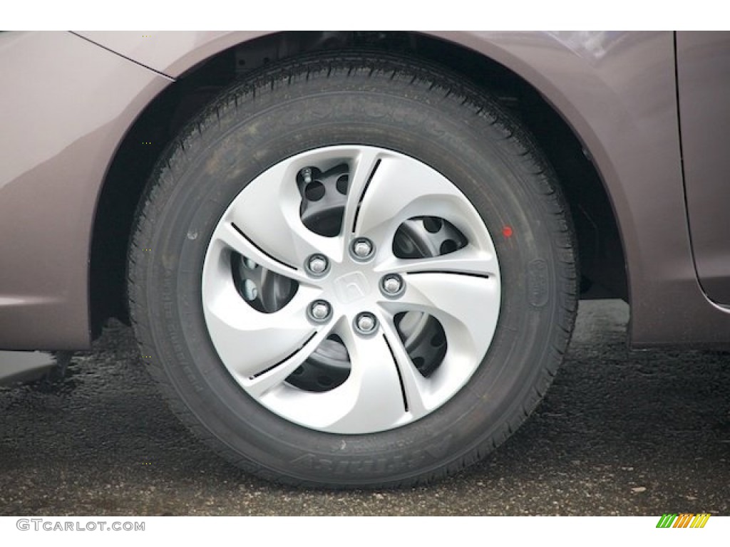 2013 Civic LX Sedan - Urban Titanium Metallic / Gray photo #7