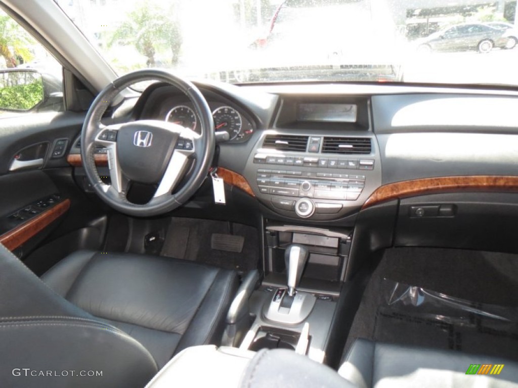 2011 Honda Accord EX-L V6 Sedan Black Dashboard Photo #75582677