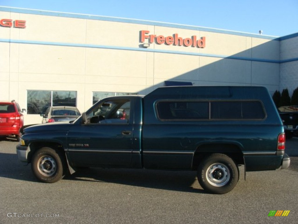 1998 Ram 1500 ST Regular Cab - Emerald Green Pearl / Gray photo #3