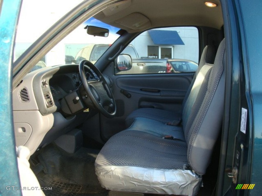 1998 Ram 1500 ST Regular Cab - Emerald Green Pearl / Gray photo #8