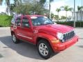 2005 Flame Red Jeep Liberty Limited  photo #7