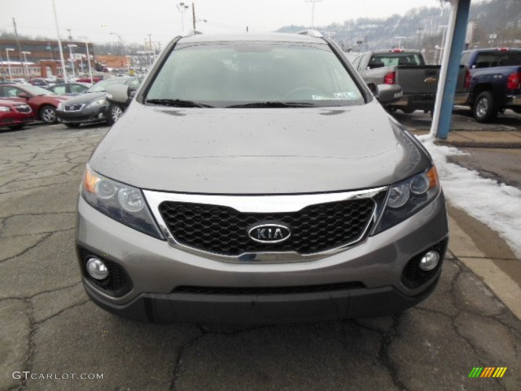 2011 Sorento LX AWD - Titanium Silver / Black photo #3