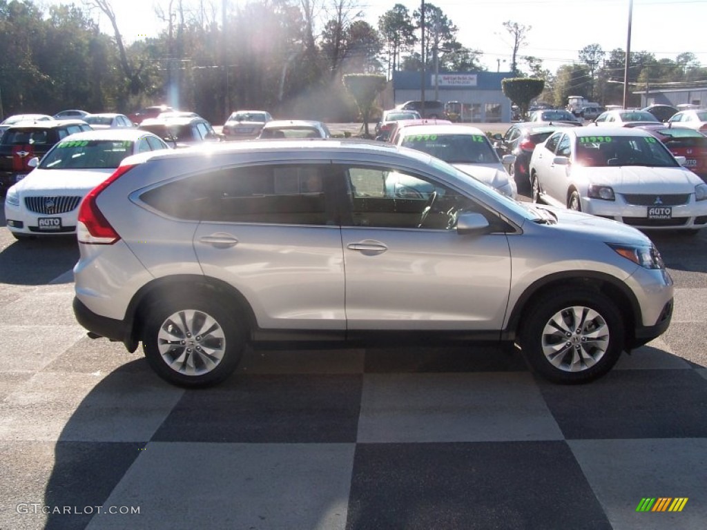2012 CR-V EX-L - Alabaster Silver Metallic / Gray photo #3