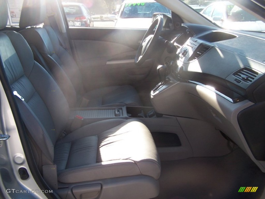 2012 CR-V EX-L - Alabaster Silver Metallic / Gray photo #13