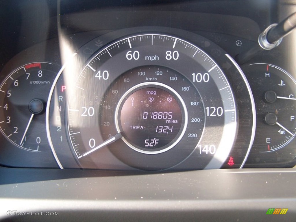 2012 CR-V EX-L - Alabaster Silver Metallic / Gray photo #17