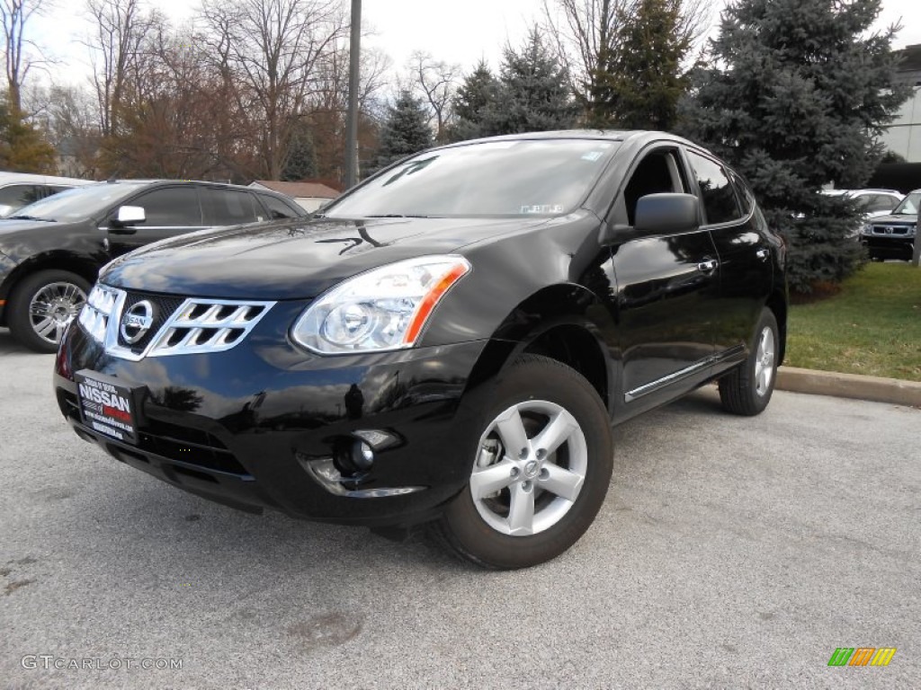 2012 Rogue S Special Edition AWD - Super Black / Black photo #1