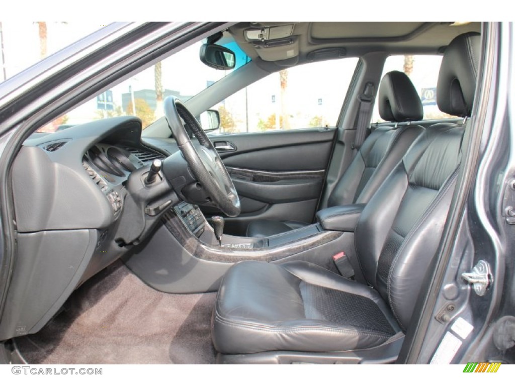 Ebony Interior 2003 Acura TL 3.2 Type S Photo #75589514