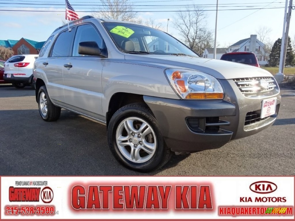 Satin Silver Kia Sportage