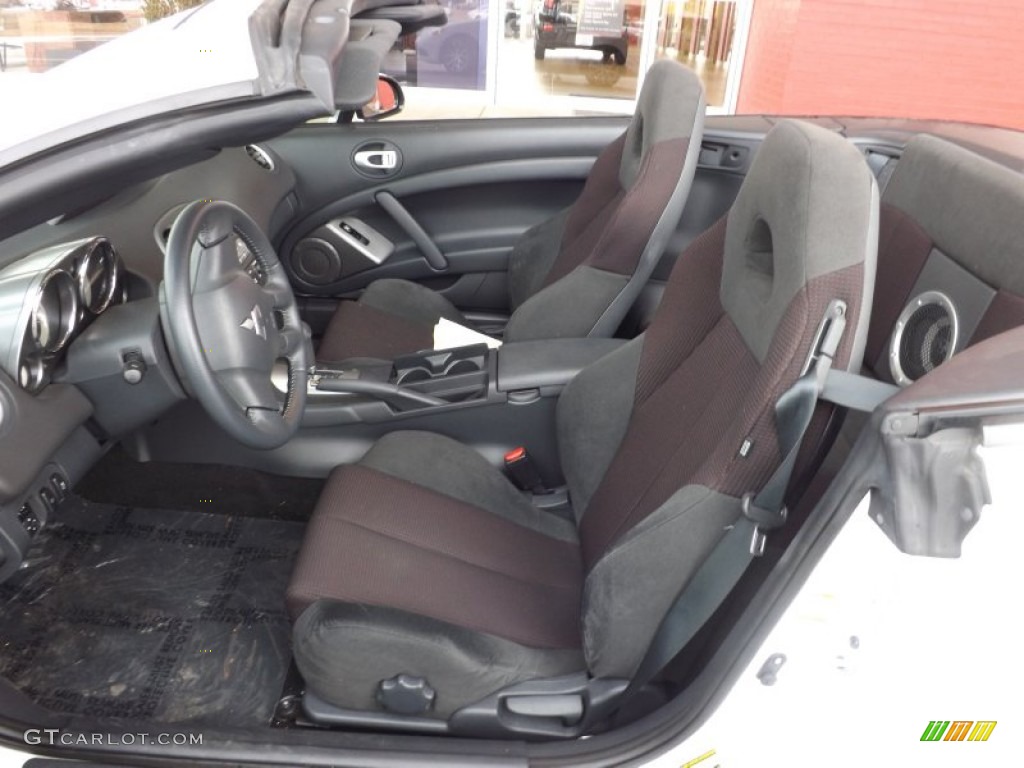 Dark Charcoal Interior 2012 Mitsubishi Eclipse Spyder GS Sport Photo #75591002
