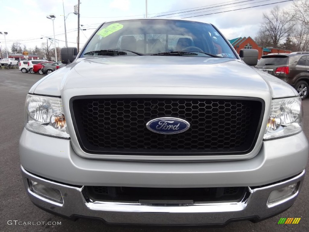 2005 F150 XLT Regular Cab - Silver Metallic / Medium Flint/Dark Flint Grey photo #3