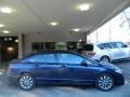 2009 Royal Blue Pearl Honda Civic EX Sedan  photo #2