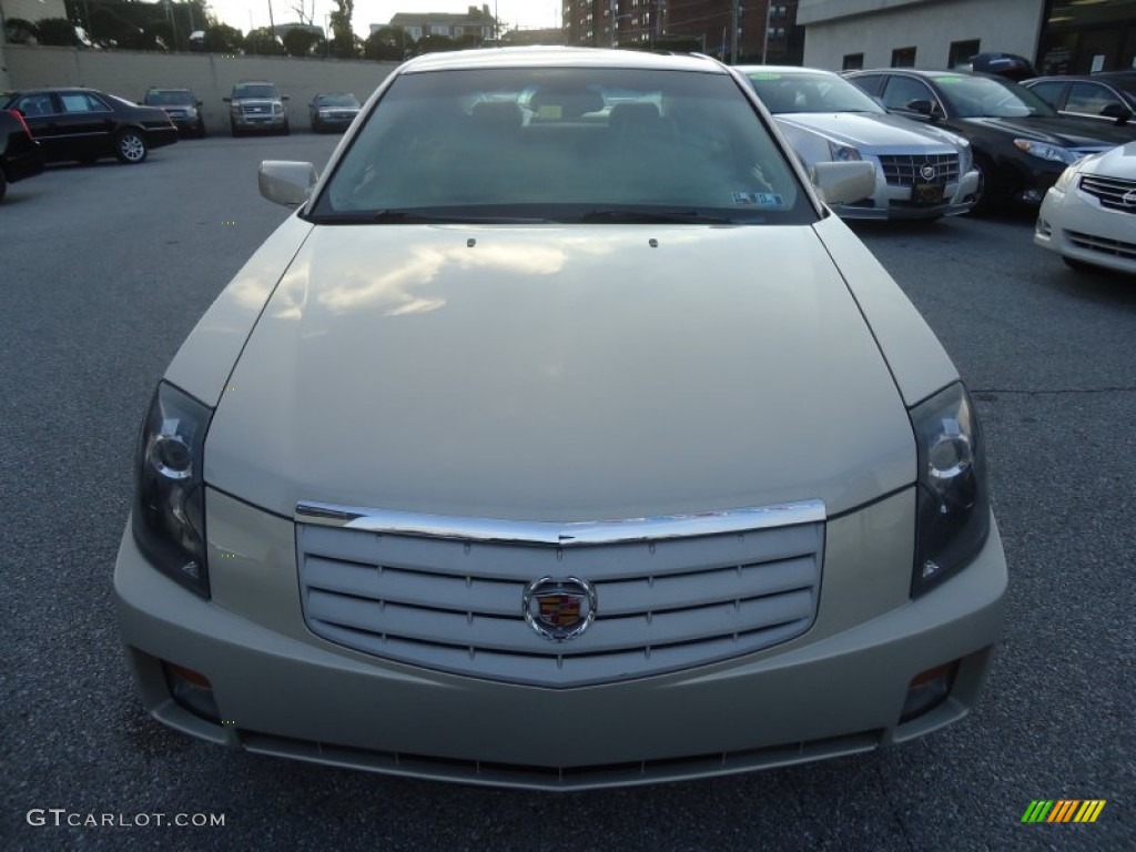 2007 CTS Sedan - Gold Mist / Cashmere photo #3