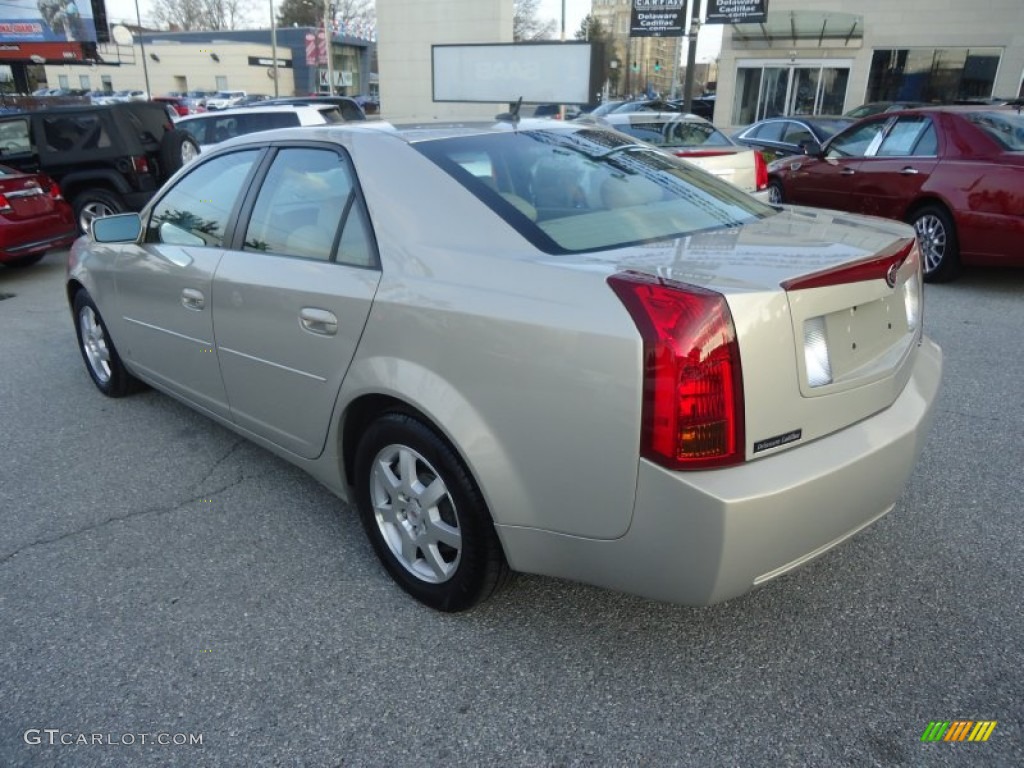 2007 CTS Sedan - Gold Mist / Cashmere photo #8