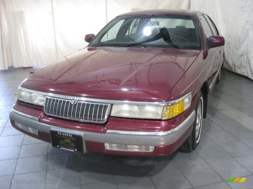 1992 Grand Marquis LS - Medium Red / Black photo #1