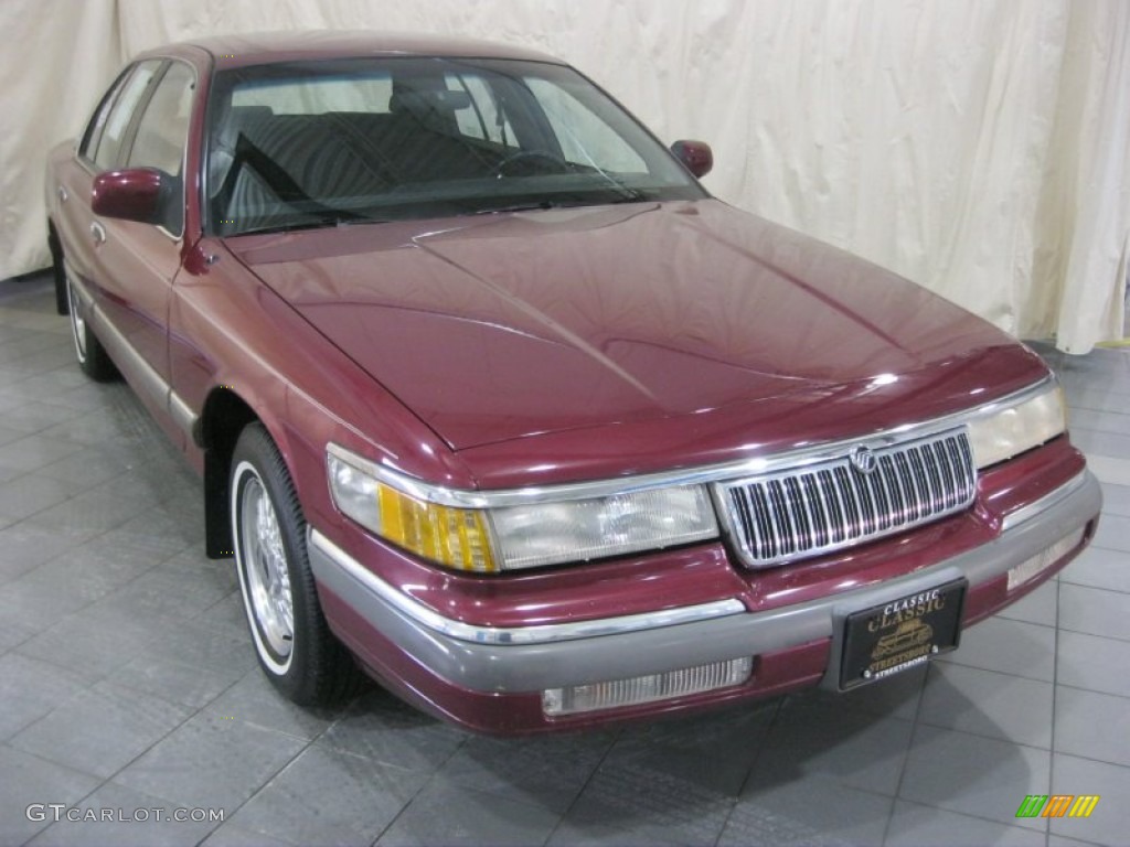 1992 Grand Marquis LS - Medium Red / Black photo #3