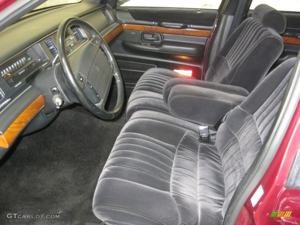 1992 Grand Marquis LS - Medium Red / Black photo #16