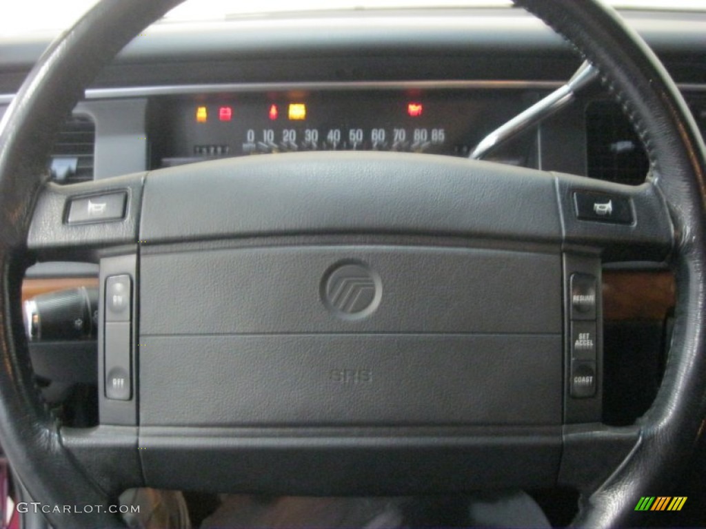 1992 Grand Marquis LS - Medium Red / Black photo #19