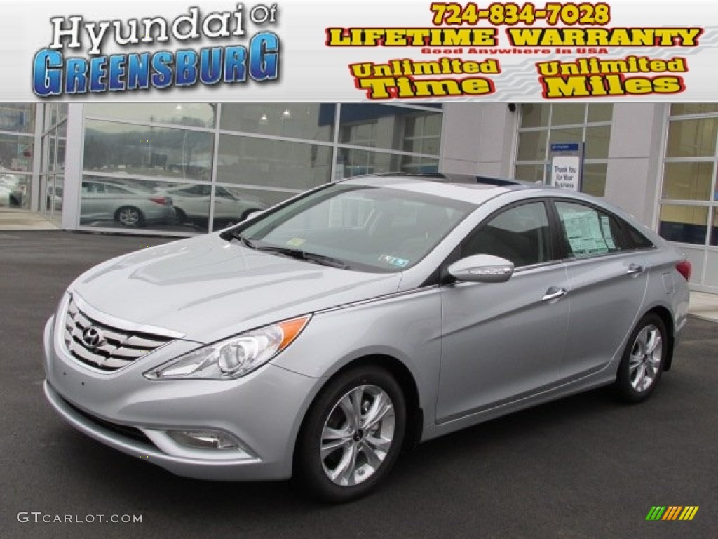 2013 Sonata Limited - Radiant Silver / Gray photo #1