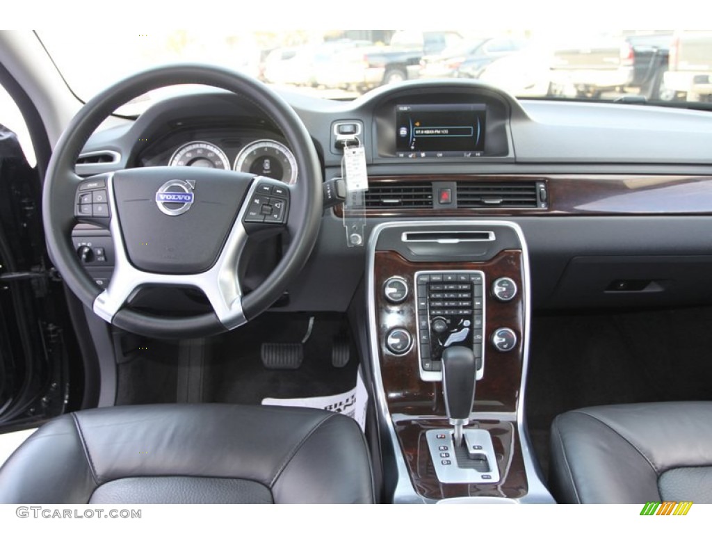 2012 Volvo S80 3.2 Anthracite Black Dashboard Photo #75596984