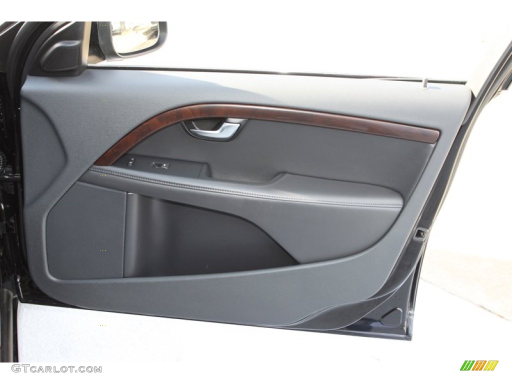 2012 Volvo S80 3.2 Anthracite Black Door Panel Photo #75597308