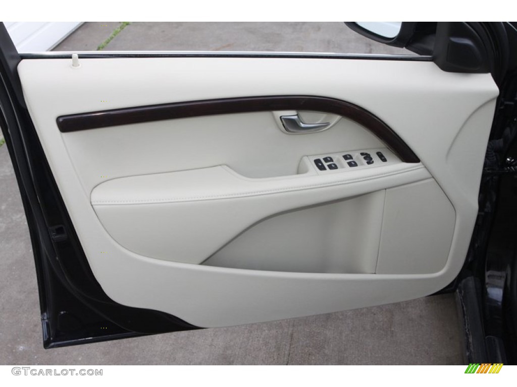 2012 Volvo S80 3.2 Sandstone Beige Door Panel Photo #75597581