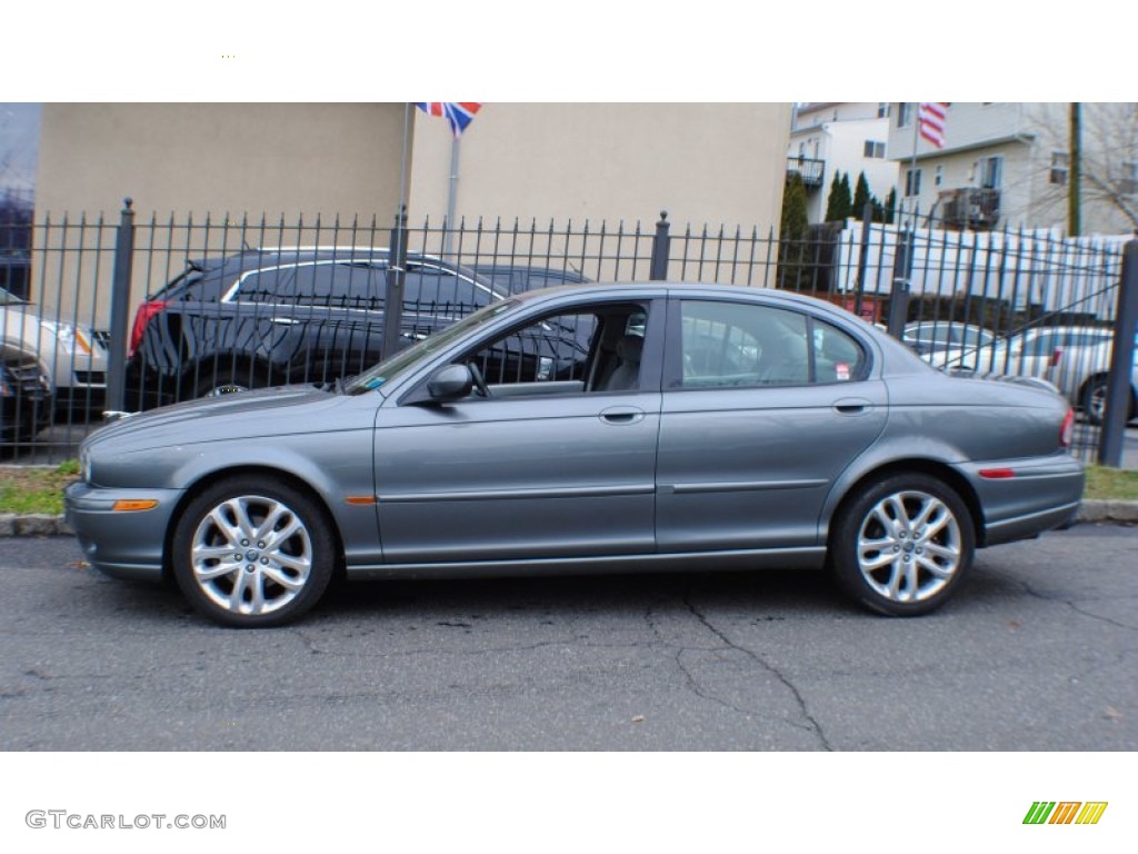 Quartz Metallic 2002 Jaguar X-Type 2.5 Exterior Photo #75597716