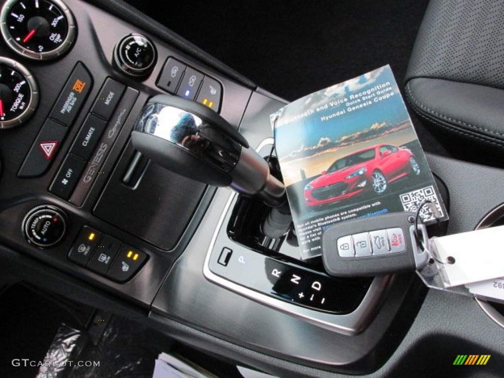 2013 Genesis Coupe 3.8 Grand Touring - Platinum Metallic / Black Leather photo #9