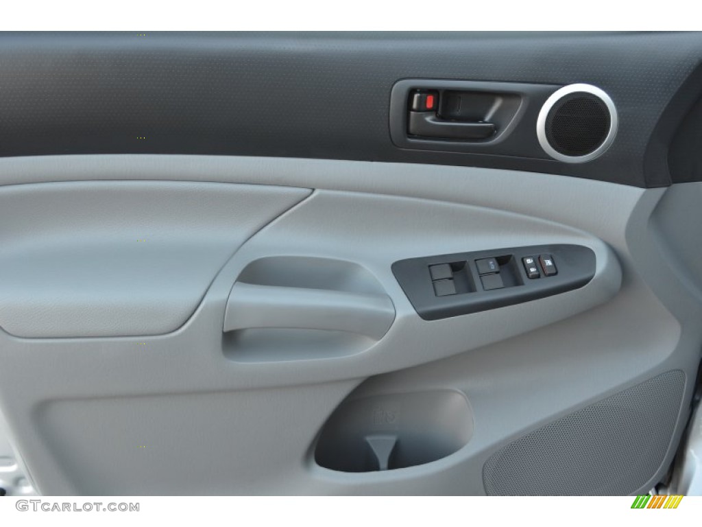 2013 Toyota Tacoma V6 TRD Sport Prerunner Double Cab Graphite Door Panel Photo #75599492