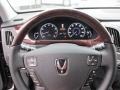 Jet Black 2013 Hyundai Equus Signature Steering Wheel