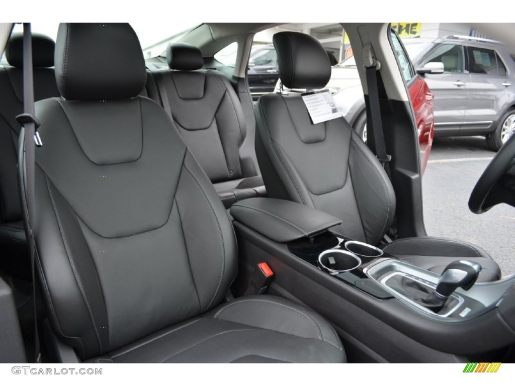 Charcoal Black Interior 2013 Ford Fusion Titanium Photo #75601090