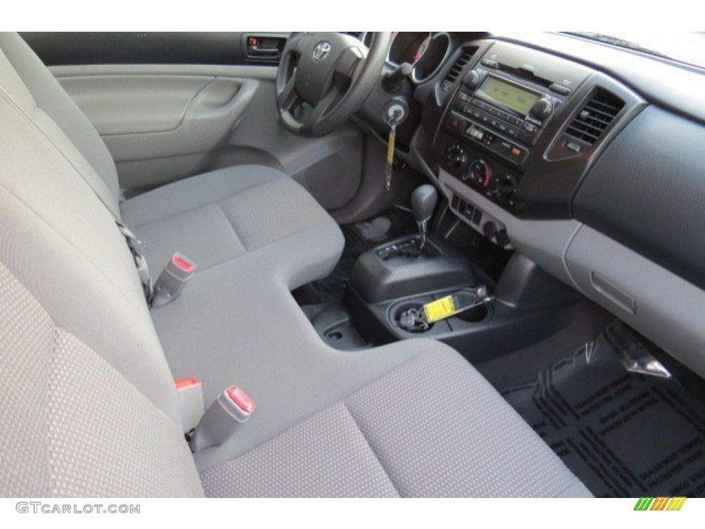 2012 Tacoma Regular Cab - Super White / Graphite photo #11