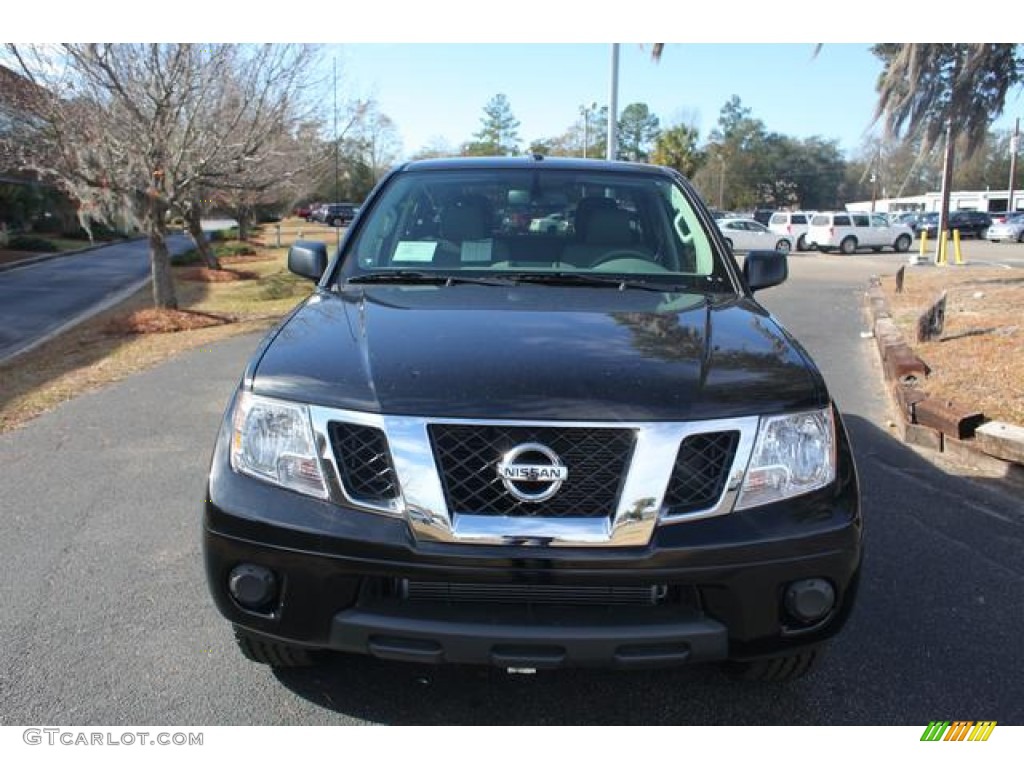 2012 Frontier SV Crew Cab - Super Black / Steel photo #10